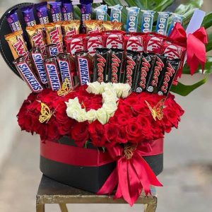 Premium Chocolate & Rose Box