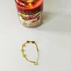 Flower stainless bracelet